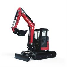 Yanmar ViO50-6B / ViO55-6B True Zero Tail Swing Mini Excavator